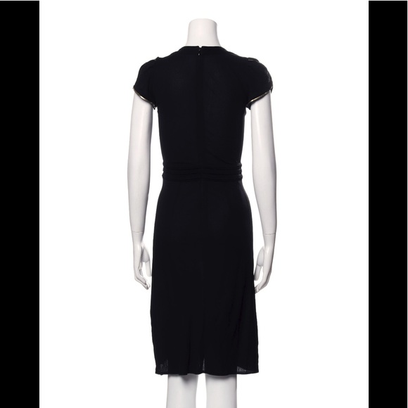 Prada Scoop Neck Dress with Gold Details - Picture 3 of 12